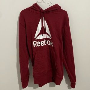 Reebok- Maroon hoodie- Size L